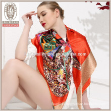 Butterfly design Wholesale 100% silk stole shawl scarf